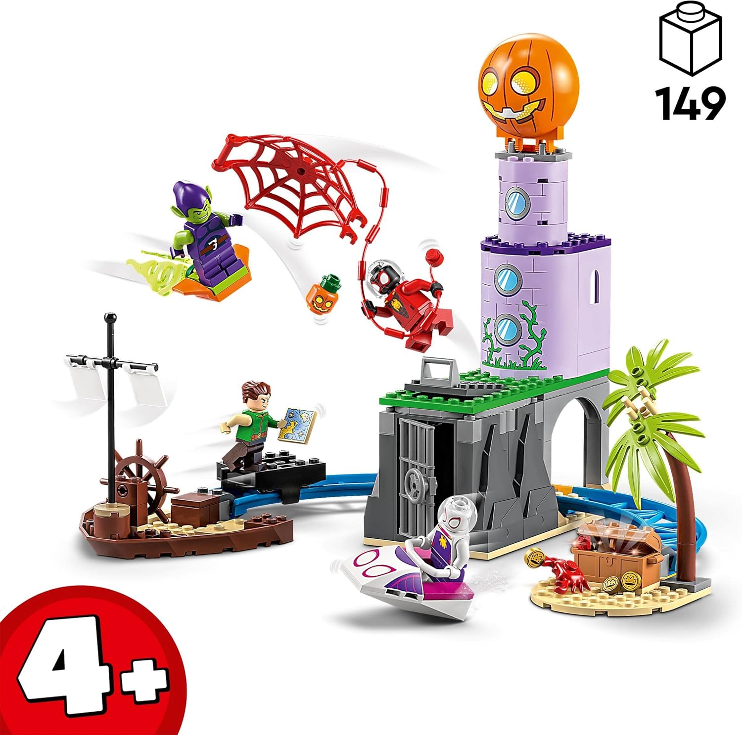 LEGO® 10790 - Spideys Team an Green Goblins Leuchtturm (149 Teile)