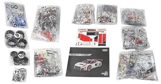 JAMARA Audi R8 LMS GT3 1 8 Bricks weiß JAMARA Audi R8 LMS GT3 1 8 Bricks weiß