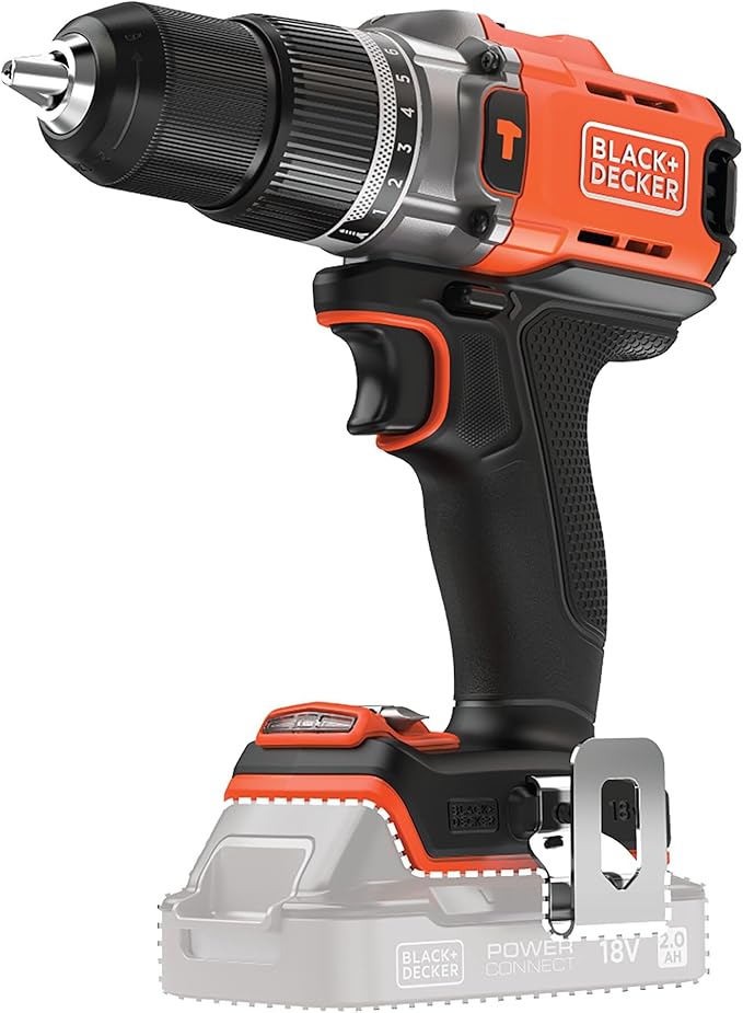 Black&Decker Akku-Schlagbohrschr. 18V, ohne Akku BCD383XN Black&Decker Akku-Schlagbohrschr. 18V, ohne Akku BCD383XN