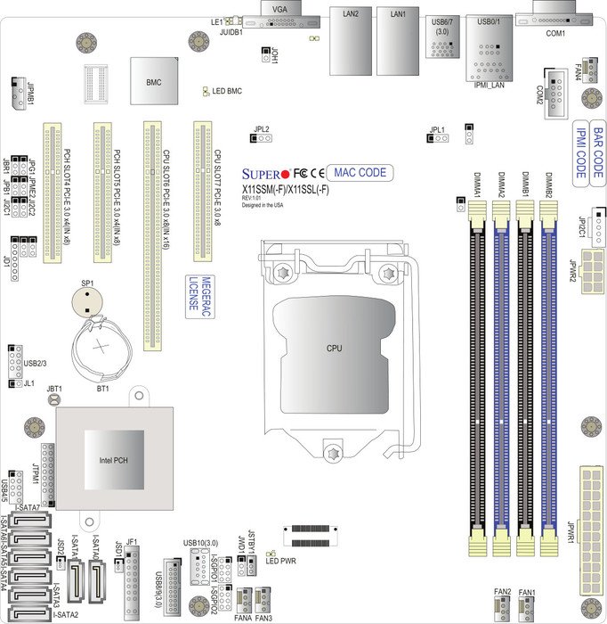 Supermicro X11SSL-F - Motherboard - micro ATX