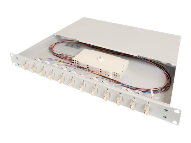 DIGITUS LWL Spleißbox, bestückt, LC, OS2
