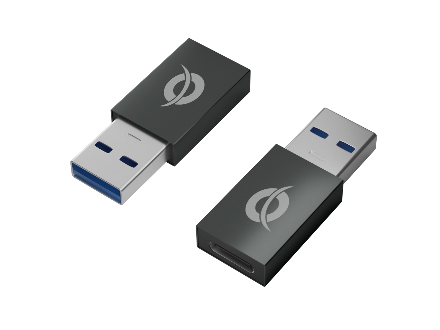 Conceptronic DONN Adapter für USB-A zu USB-C 2er Pack