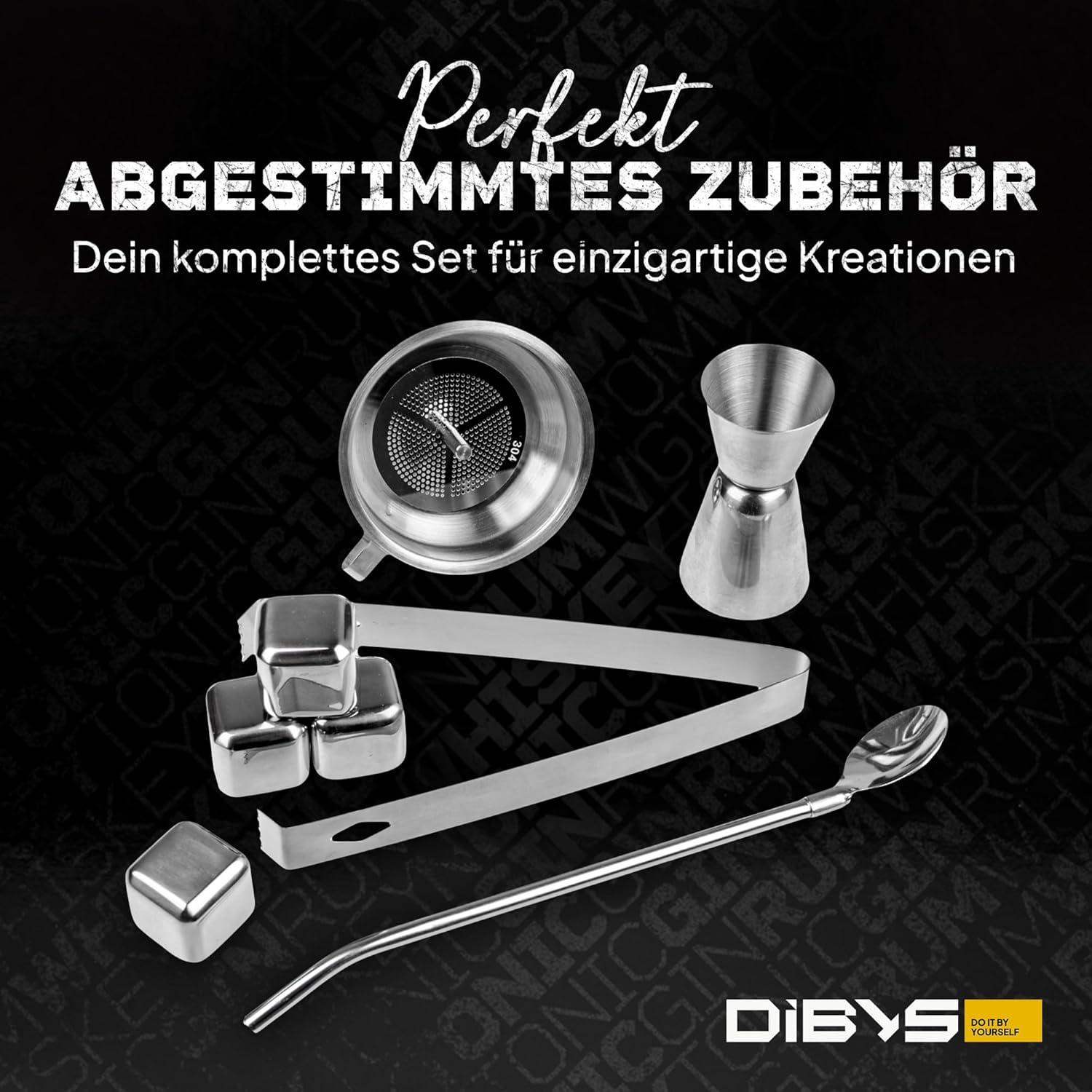 DIBYS GIN BAUKASTEN SET MIT GEWÜRZEN UND COCKTAIL MHD 12/26