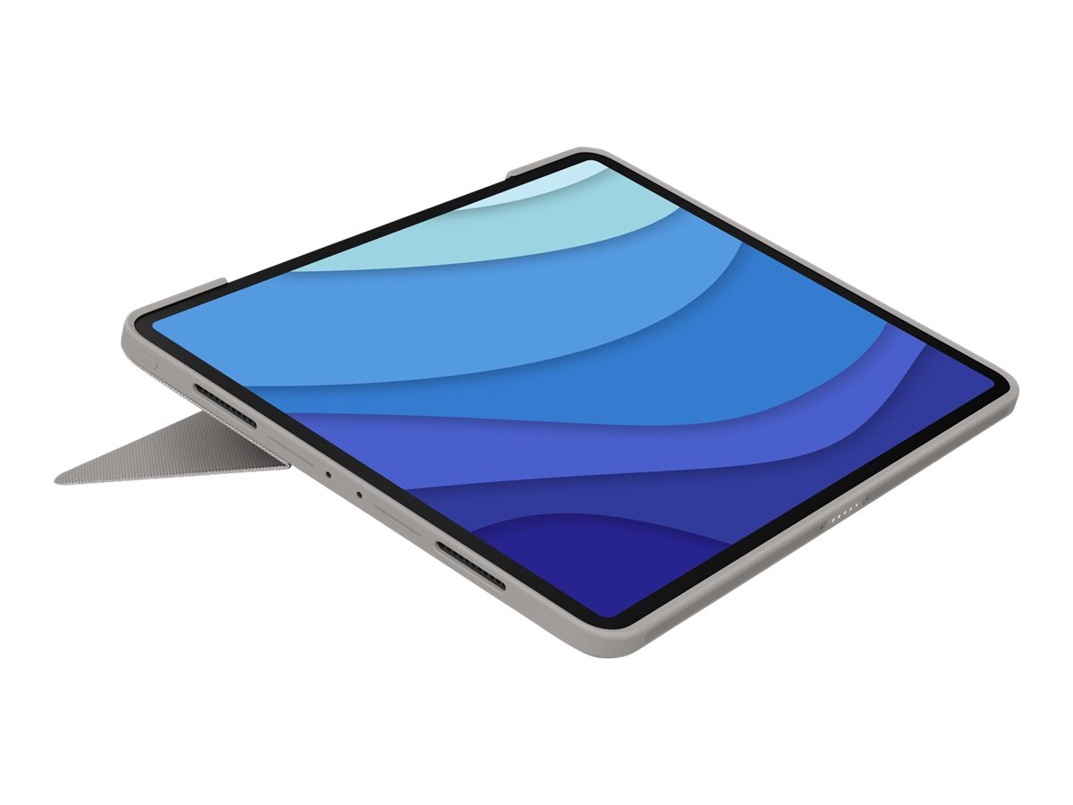 Logitech Combo Touch für iPad Pro 12.9 6. Gen. Hellgrau iPad Pro 129 Deutsch