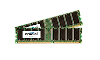 Crucial 2 GB DDR UDIMM Speichermodul 2 x 1 GB 333 MHz