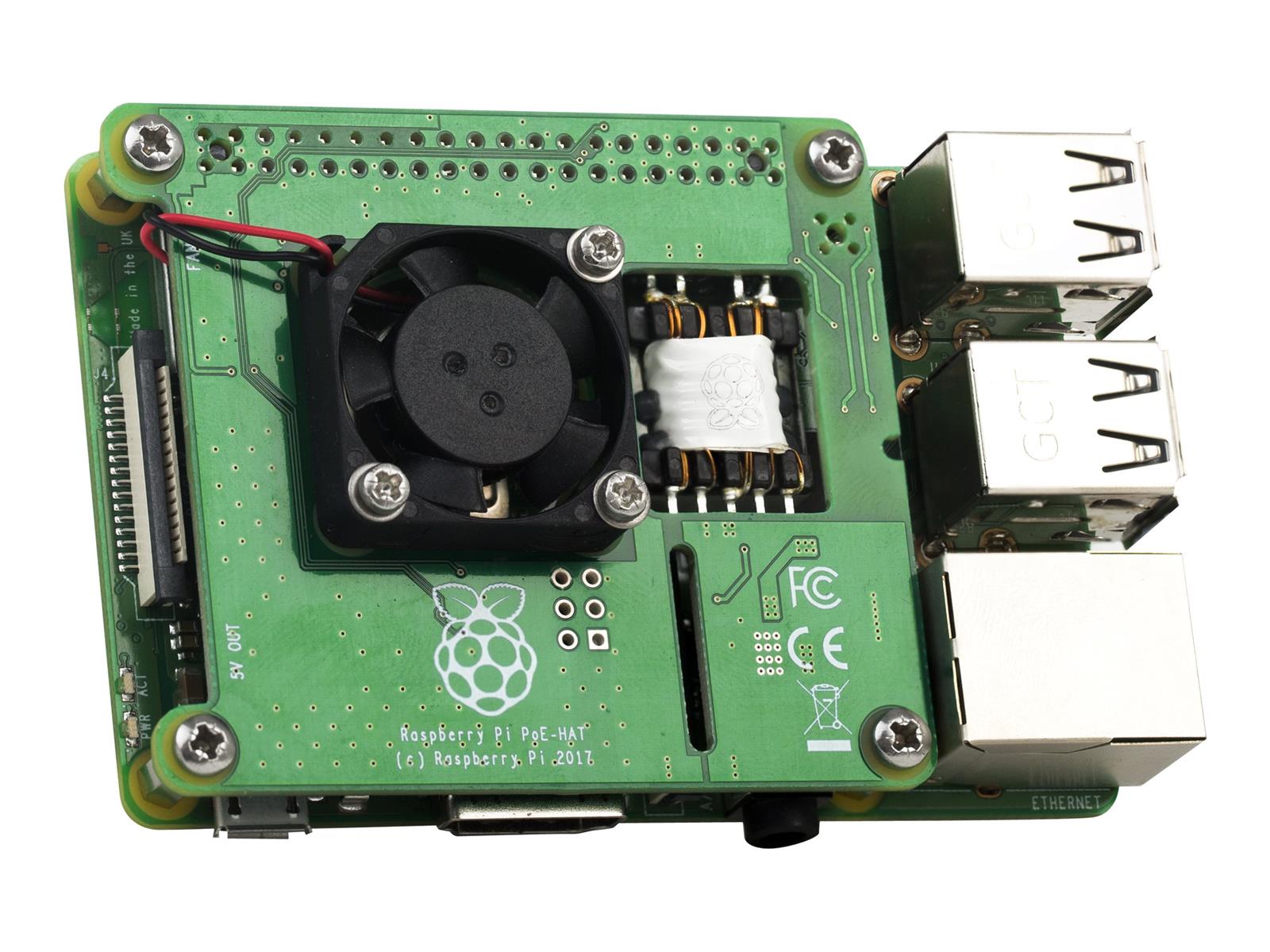 Raspberry Pi Pi PoE HAT - Zusätzliche Schalttafel