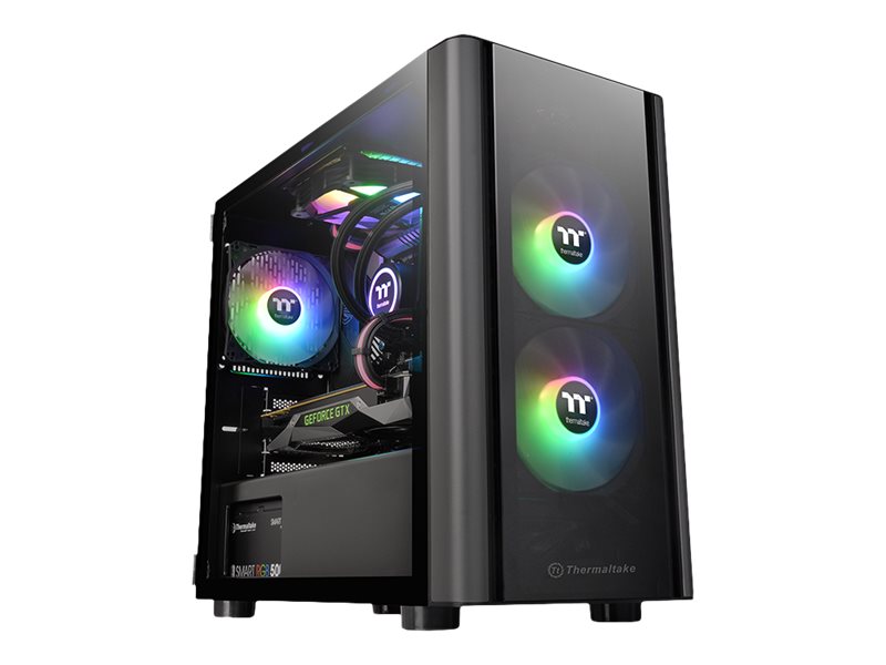 Thermaltake V150 TG Micro Tower Schwarz