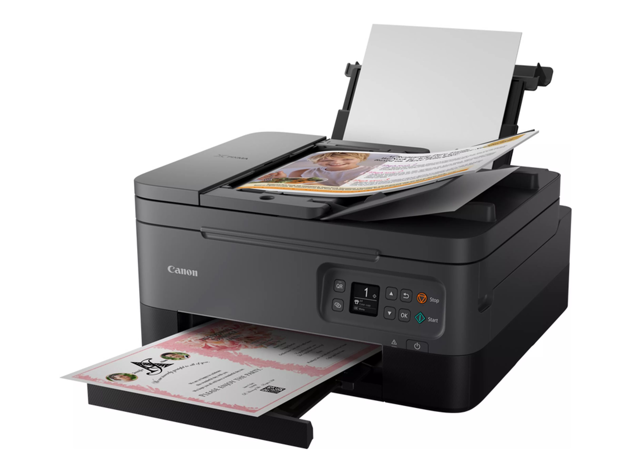 Canon PIXMA TS7450i 3-in-1 WLAN-Farb-Multifunktionssystem, Schwarz