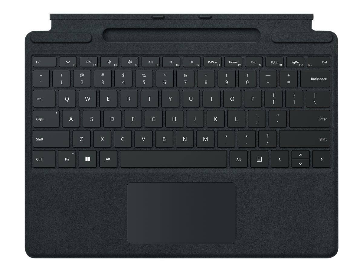 Microsoft Surface Pro Signature Keyboard - Tastatur - mit Touchpad, Beschleunigungsmesser, Surface Slim Pen 2 Ablage- und Ladeschale - QWERTY - Nordisch (Dänisch/Finnisch/Norwegisch/Schwedisch)