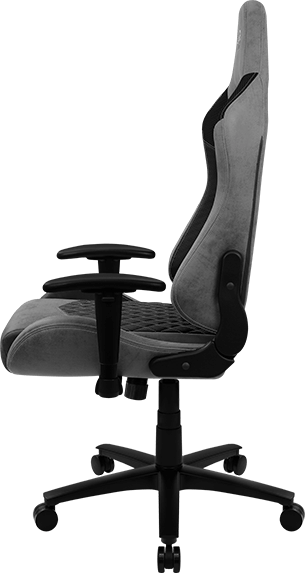 Aerocool DUKE AeroSuede - Universal-Gamingstuhl - 150 kg - 125 kg - Nylon - Stahl - Schwarz - Grau