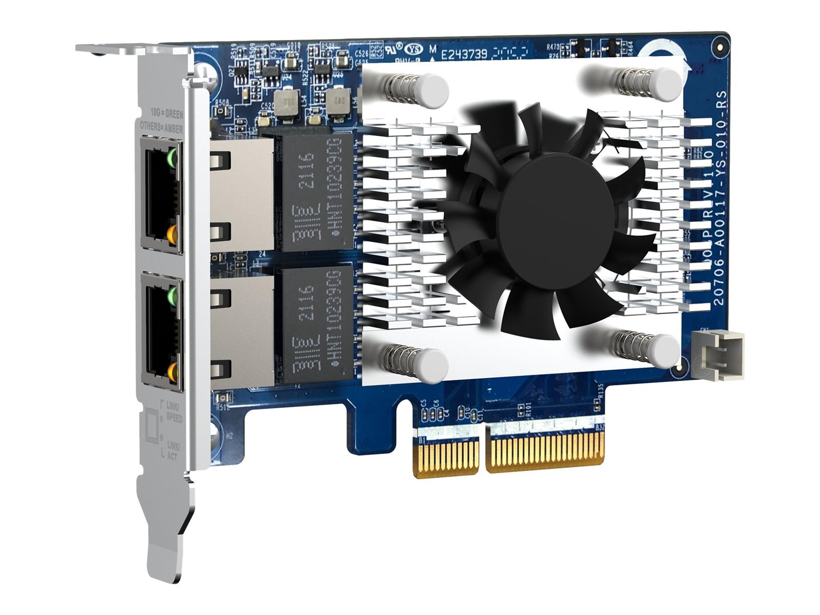 QNAP QXG-10G2TB - Netzwerkadapter - PCIe 3.0 x4 Low-Profile QNAP QXG-10G2TB - Netzwerkadapter - PCIe 3.0 x4 Low-Profile