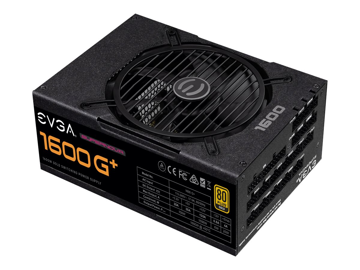 EVGA SuperNOVA 1600 G+ - Netzteil (intern) - ATX12V / EPS12V EVGA SuperNOVA 1600 G+ - Netzteil (intern) - ATX12V / EPS12V