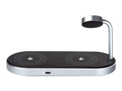 Verbatim WCS-03 Universal Schwarz USB Kabelloses Aufladen Schnellladung Drinnen