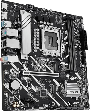 ASUS PRIME H810M-A-CSM - Motherboard - micro ATX - LGA1851-Sockel - H810 Chipsatz - USB-C 3.2 Gen 1, USB 3.2 Gen 2, USB 3.2 Gen 1 - Gigabit LAN - Onboard-Grafik (CPU erforderlich)