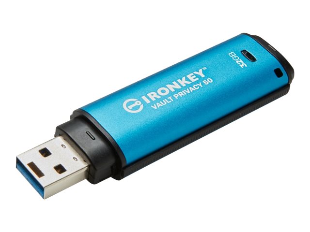 Kingston Technology IronKey 32GB Vault Privacy 50 AES-256 verschlüsselter, FIPS 197