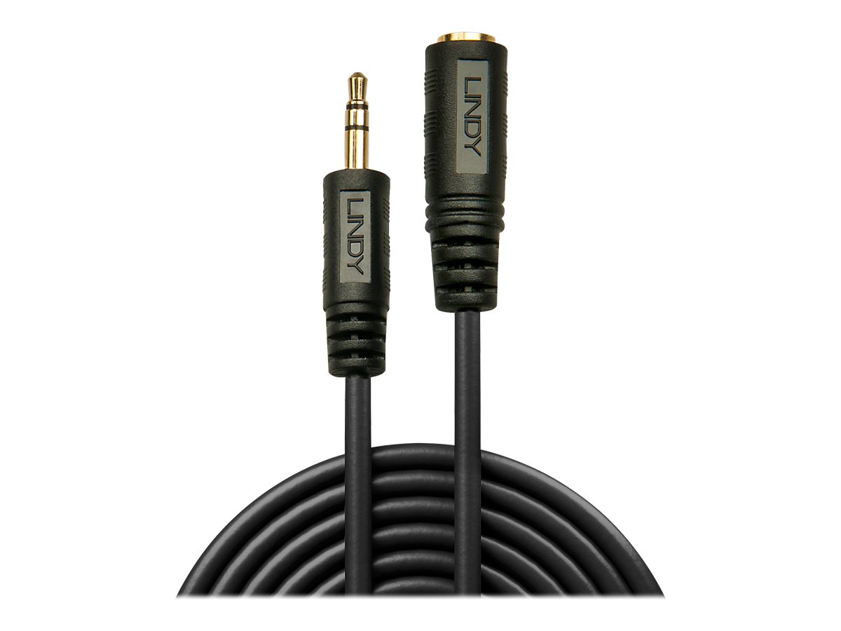 Lindy 35656 Audio-Kabel 10 m 3.5mm Schwarz