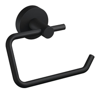 tesa MOON BLACK Toilettenpapierhalter matt inkl. Klebelösung