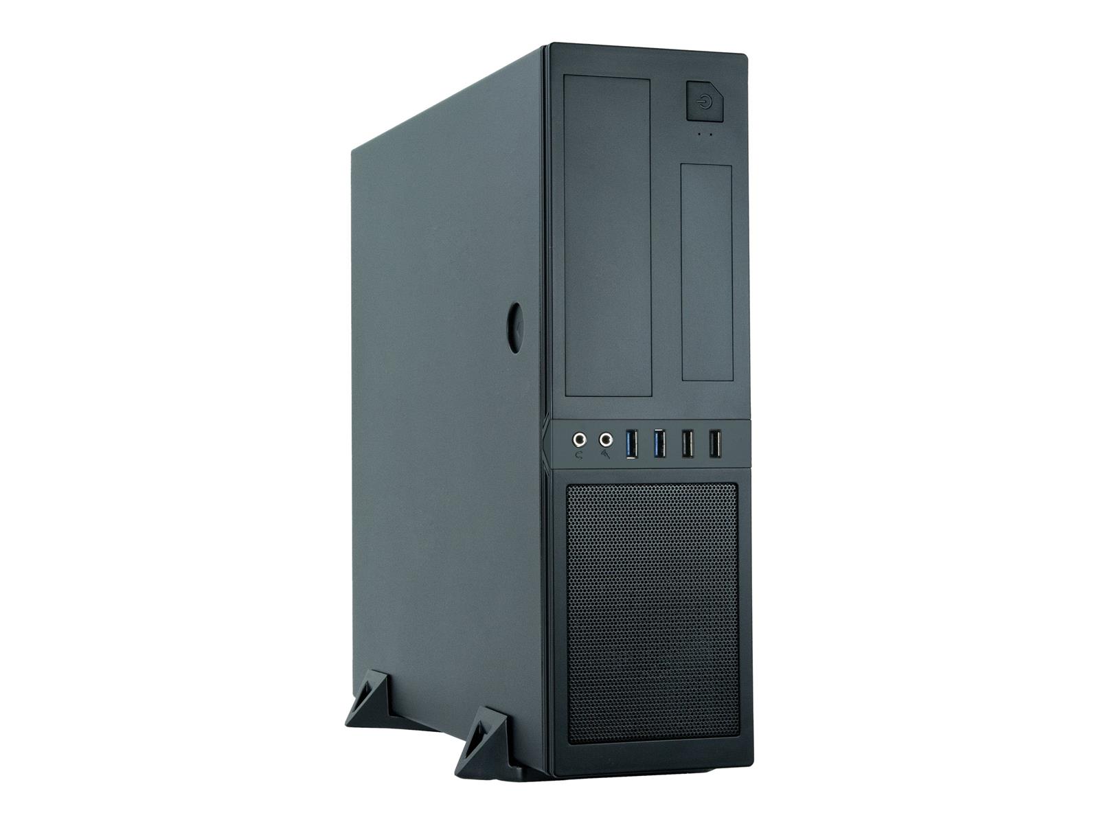 Chieftec CS-12B-300 Computer-Gehäuse Mini Tower Schwarz 300 W