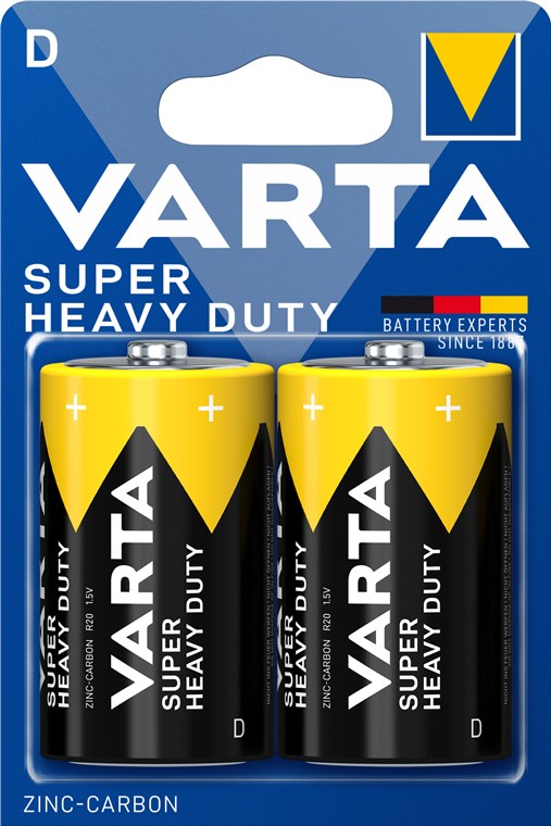 R20/D (Mono) (2020) Batterie, 2 Stk. Blister