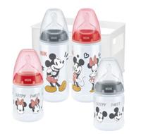 NUK Starter Set+ Disney Mickey Mouse First Choice rot/grau