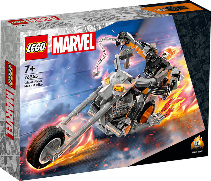 LEGO S.H. Marvel: Ghost Rid. m. Mech & B 76245
