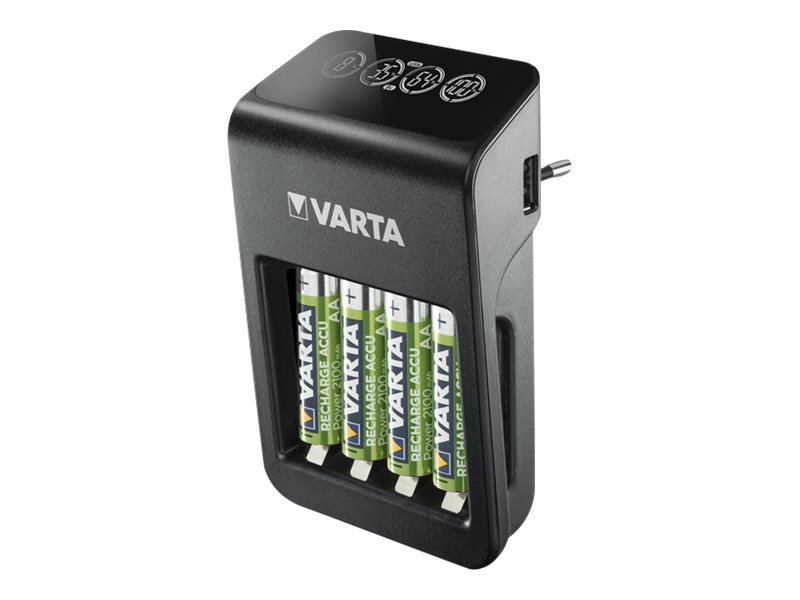 Varta 57687 Akkuladegerät Haushaltsbatterie AC