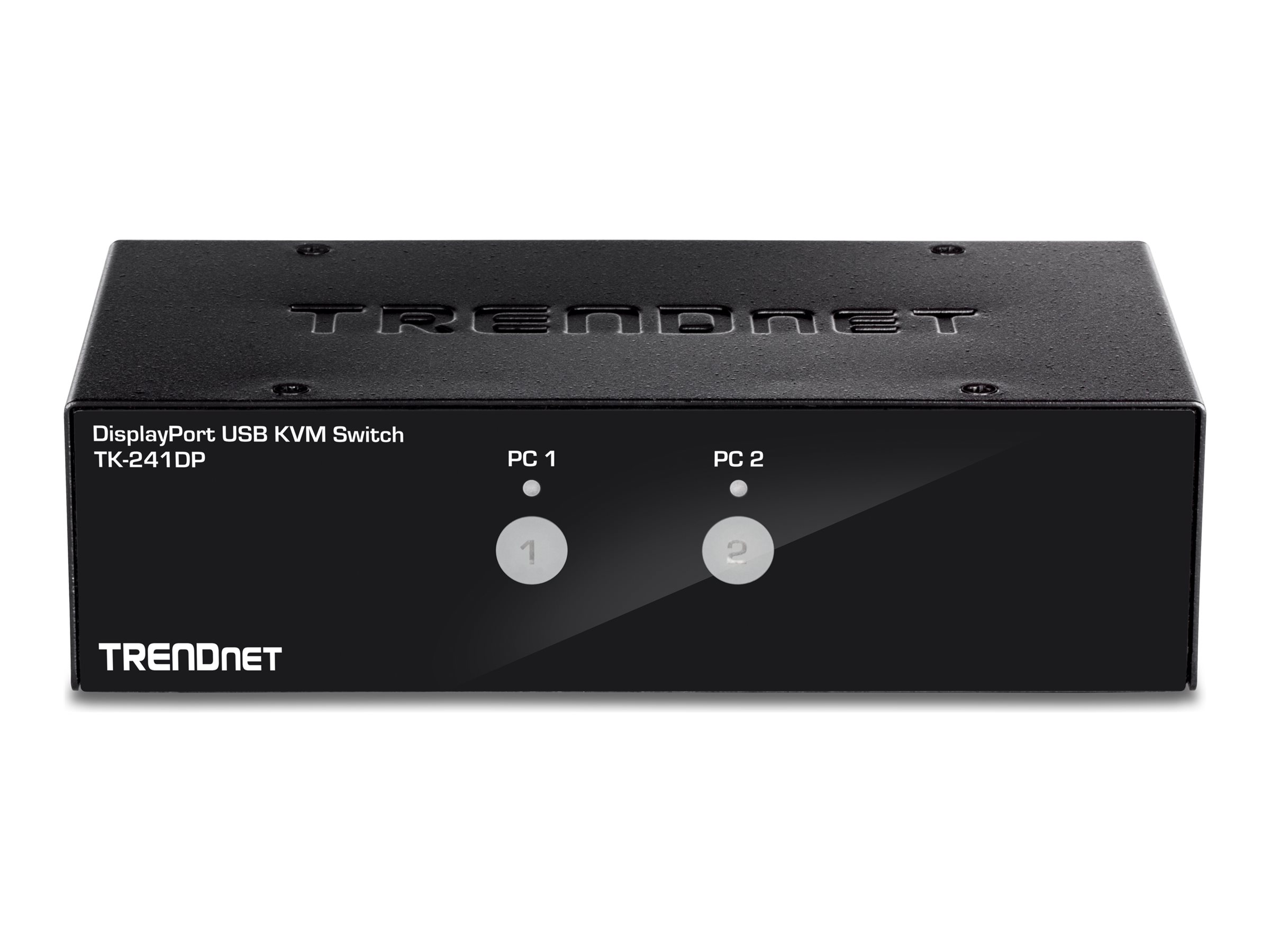 Trendnet TK-241DP Tastatur/Video/Maus (KVM)-Switch Schwarz