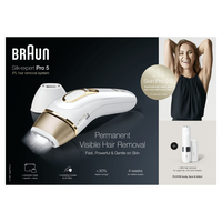 Braun Silk-expert Pro Silk expert Pro 5 PL5159 - Gold - Weiß - Lichtimpulstechnologie (IPL) - Vereinigtes Königreich - AC - 100 - 240 V - 1,39 kg