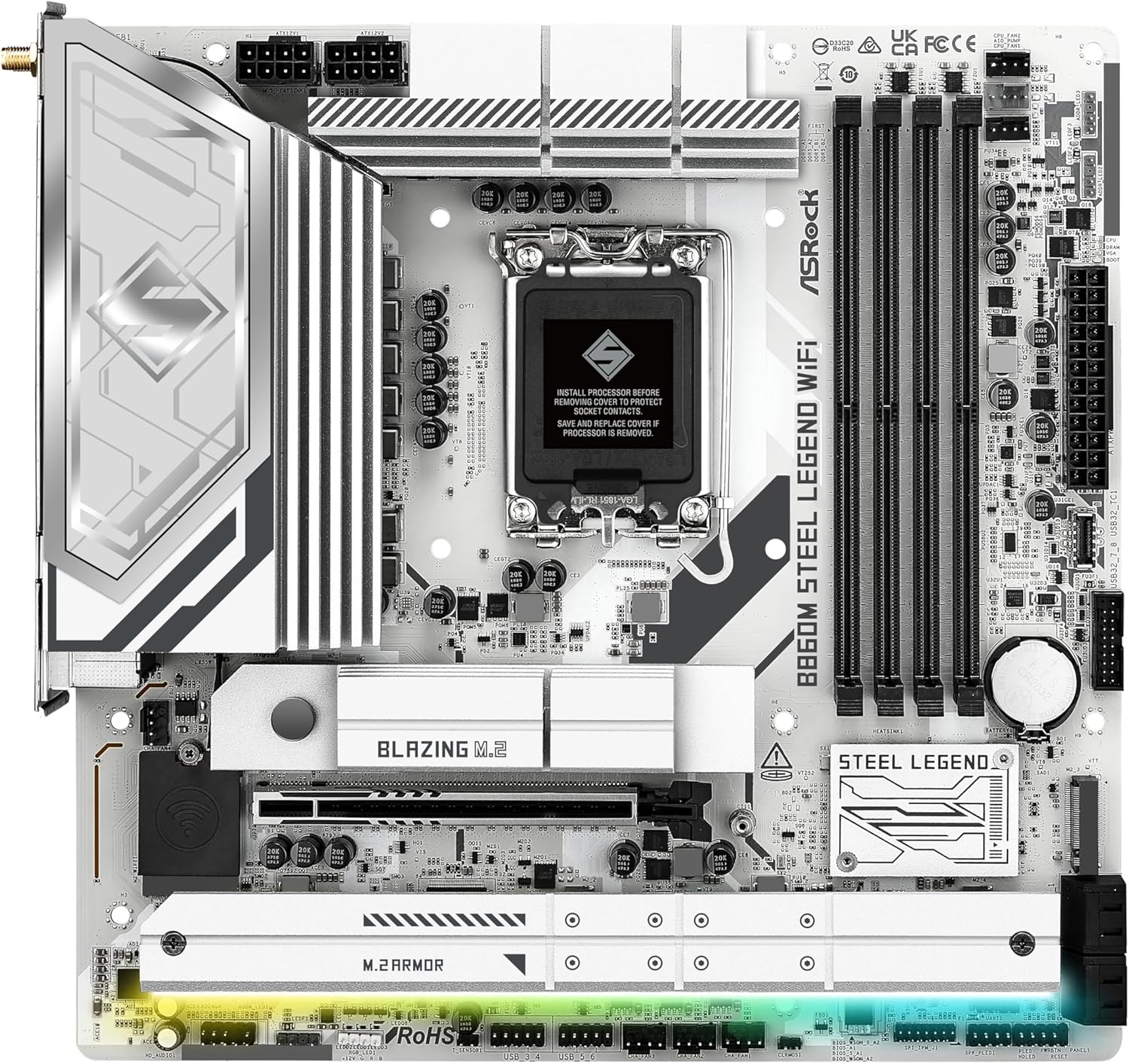 ASRock 90-MXBQF0-A0UAYZ Mainboard - DDR5 ASRock 90-MXBQF0-A0UAYZ Mainboard - DDR5