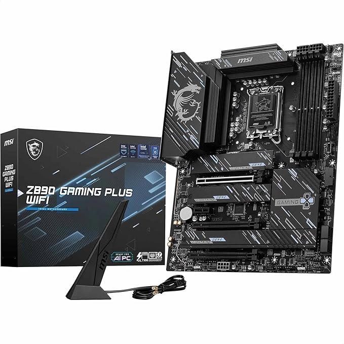 MSI Z890 GAMING PLUS WIFI Motherboard Intel Z890 LGA 1851 (Socket V1) ATX