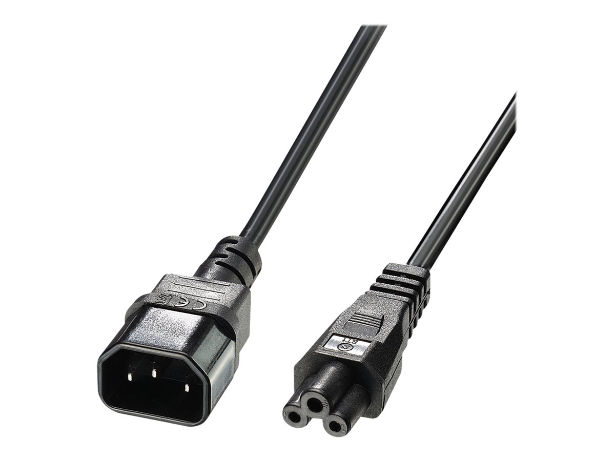 Lindy Cloverleaf - Stromkabel - IEC 60320 C14 zu IEC 60320 C5