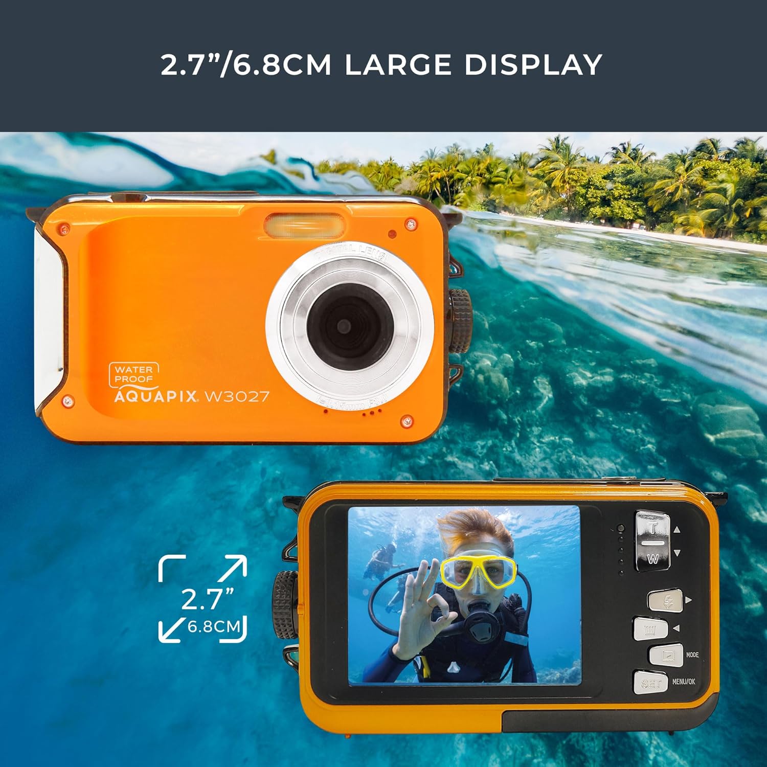 Easypix Aquapix W3027 Wave Orange