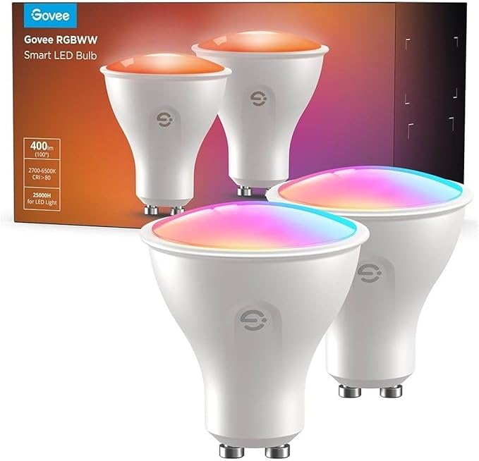 Govee RGBWW Smart LED Light Bulb E27 400 Lumen (2 Pack)