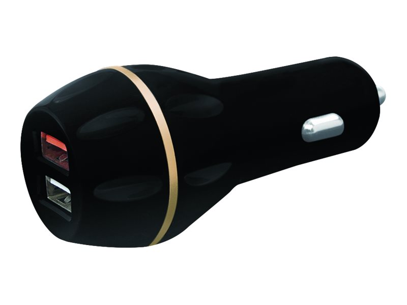 LogiLink USB Car Charger - Auto-Netzteil - 19.5 Watt - 3 A - PE, QC 2.0, QC 3.0 - 2 Ausgabeanschlussstellen (USB) LogiLink USB Car Charger - Auto-Netzteil - 19.5 Watt - 3 A - PE, QC 2.0, QC 3.0 - 2 Ausgabeanschlussstellen (USB)
