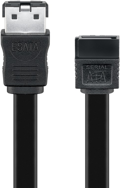 HDD eSATA-Kabel 1,5 GBit/s/3 GBit/s/6 GBit/s