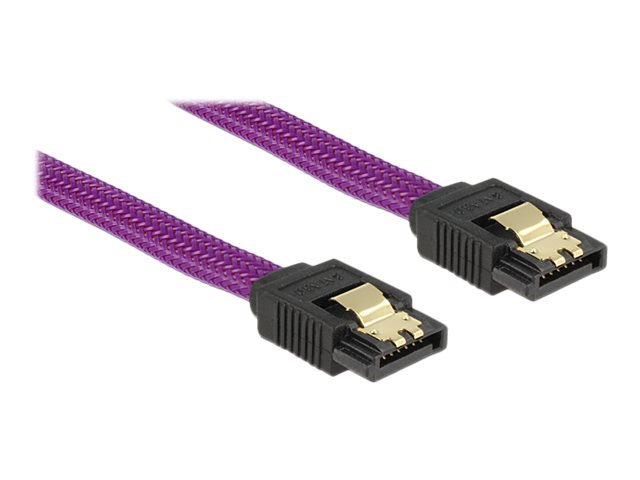 DeLOCK 83691 SATA-Kabel 0,5 m SATA 7-pin Violett