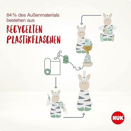 NUK Schnuller Buddy Little Friend Zebra