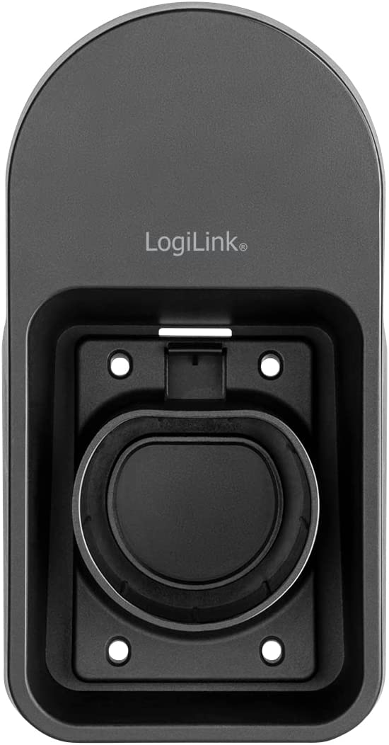 LogiLink Wandbefestigung für Ladekabel - mit Kabelschacht, Kunststoff
