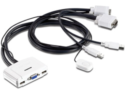 TRENDnet TK 217I - KVM-/Audio-Switch - 2 x KVM/Audio