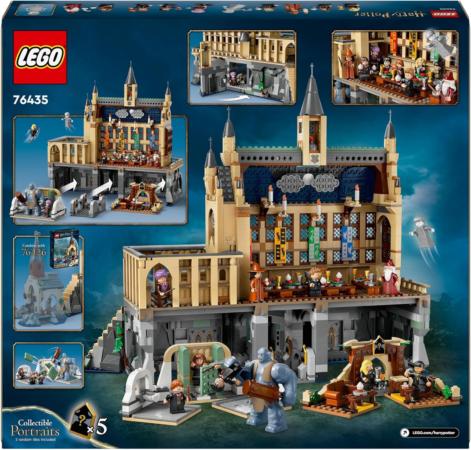 LEGO® Harry Potter™ 76435 - Schloss Hogwarts™: Die Große Halle (1732 Teile) LEGO® Harry Potter™ 76435 - Schloss Hogwarts™: Die Große Halle (1732 Teile)