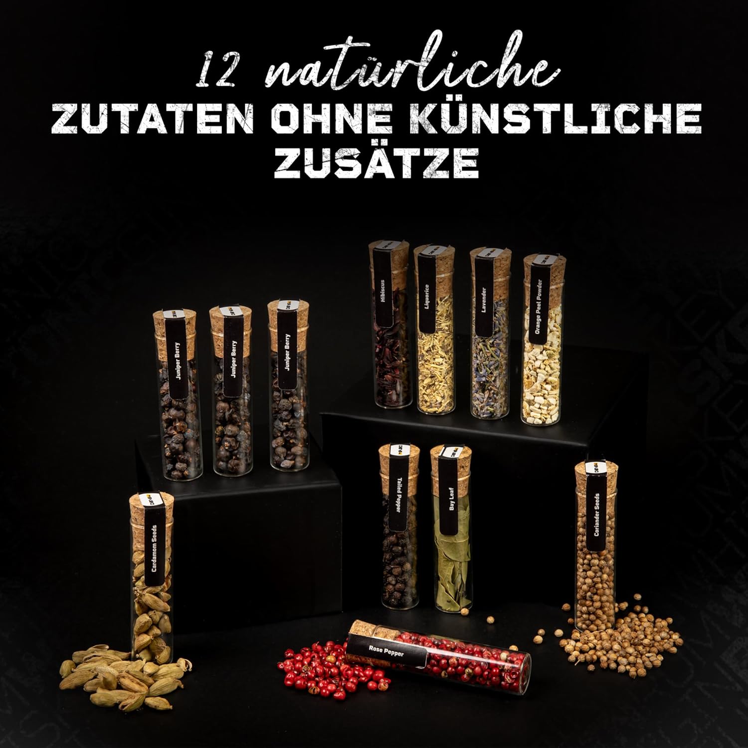 DIBYS GIN BAUKASTEN SET MIT GEWÜRZEN UND COCKTAIL MHD 12/26