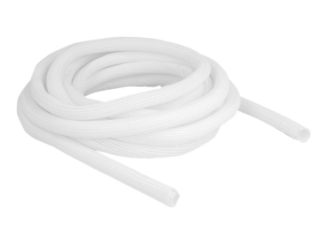 Delock Geflechtschlauch selbstschließend 5 m x 13 mm weiß