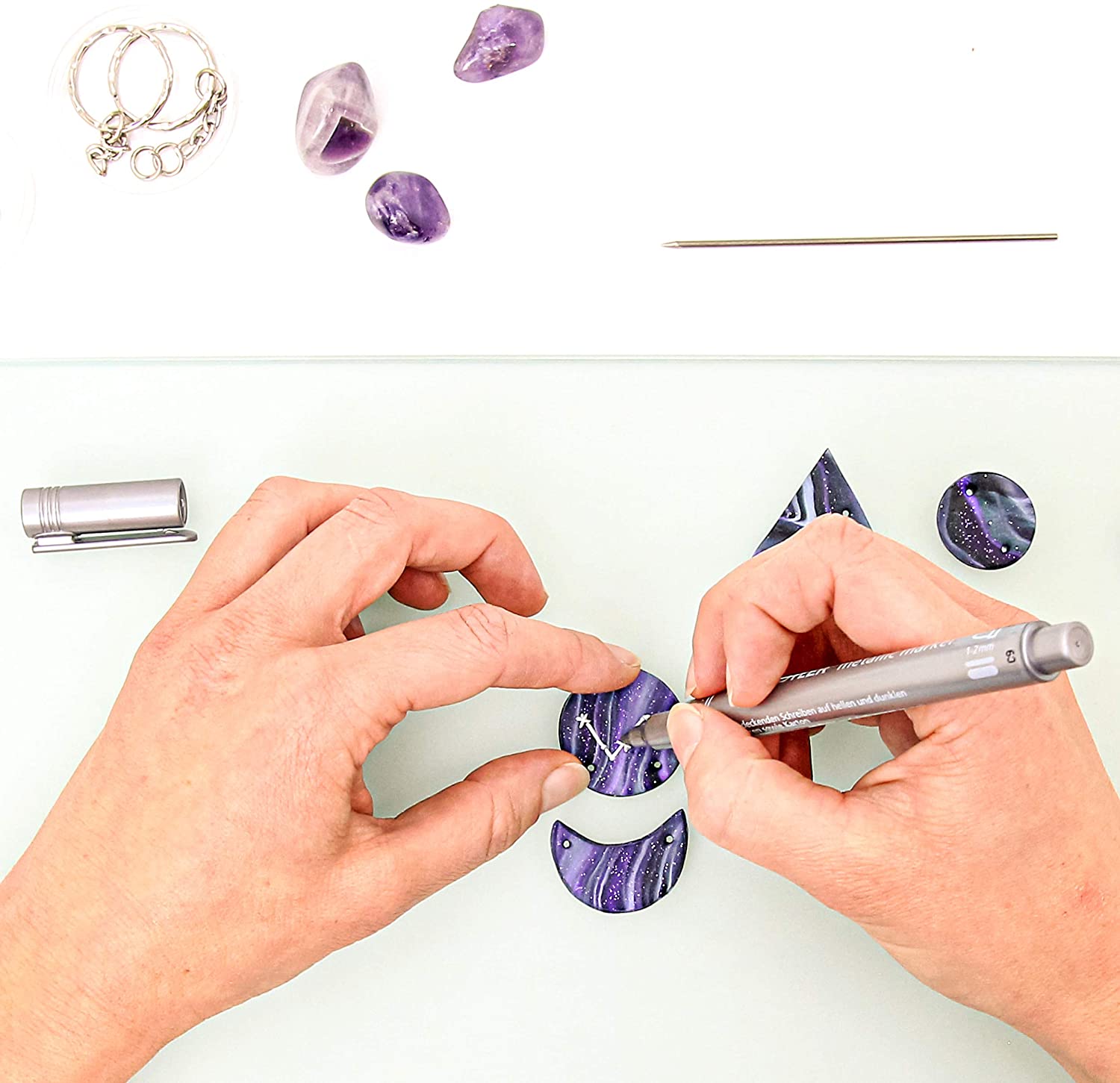 STAEDTLER 61 DJT2 - Knetmasse - Schwarz - Violett - Silber - Weiß - 3 Stück(e) - 3 Farben - 110 °C - 30 min STAEDTLER 61 DJT2 - Knetmasse - Schwarz - Violett - Silber - Weiß - 3 Stück(e) - 3 Farben - 110 °C - 30 min