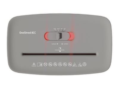 HP OneShred 8CC Aktenvernichter Partikelschnitt-Zerkleinerung 68 dB 22 cm Weiß HP OneShred 8CC Aktenvernichter Partikelschnitt-Zerkleinerung 68 dB 22 cm Weiß