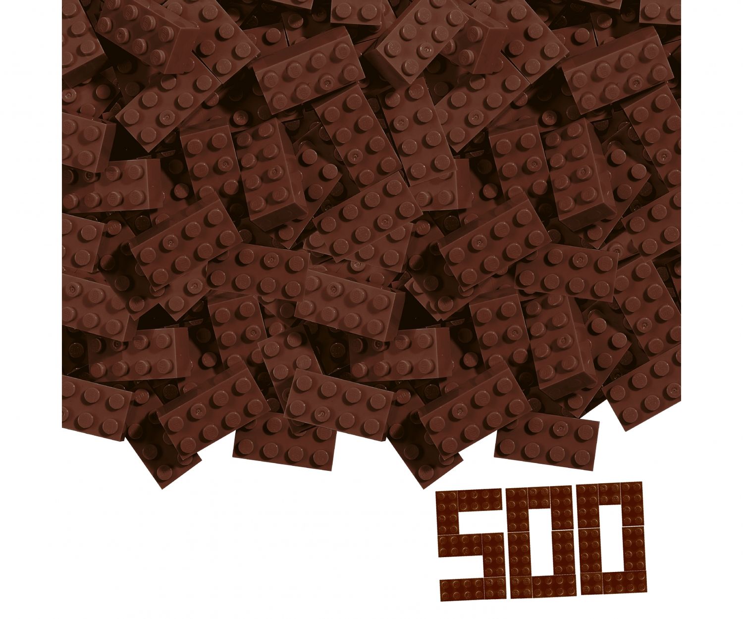 Androni - Blox 500 braune 8er Steine lose