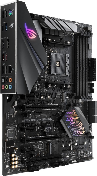 ASUS ROG STRIX B450-F GAMING - Motherboard - ATX - Socket AM4 - AMD B450 Chipsatz - USB 3.1 Gen 1, USB 3.1 Gen 2 - Gigabit LAN - Onboard-Grafik (CPU erforderlich)