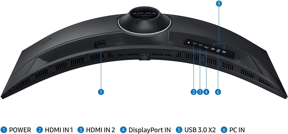 Samsung Odyssey G9 S49CG954EU - G95C Series - LED-Monitor - Gaming - gebogen - 124 cm (49")