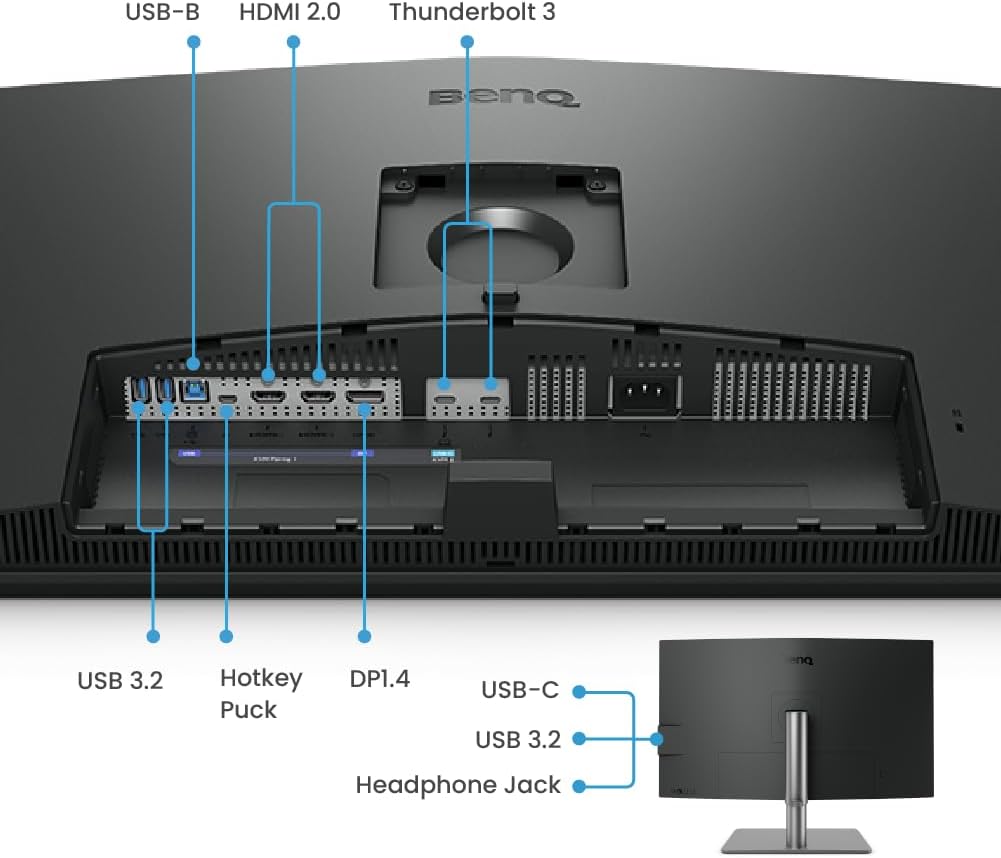 BenQ PD3225U Computerbildschirm 81,3 cm (32") 3840 x 2160 Pixel 4K Ultra HD LED Schwarz BenQ PD3225U Computerbildschirm 81,3 cm (32") 3840 x 2160 Pixel 4K Ultra HD LED Schwarz