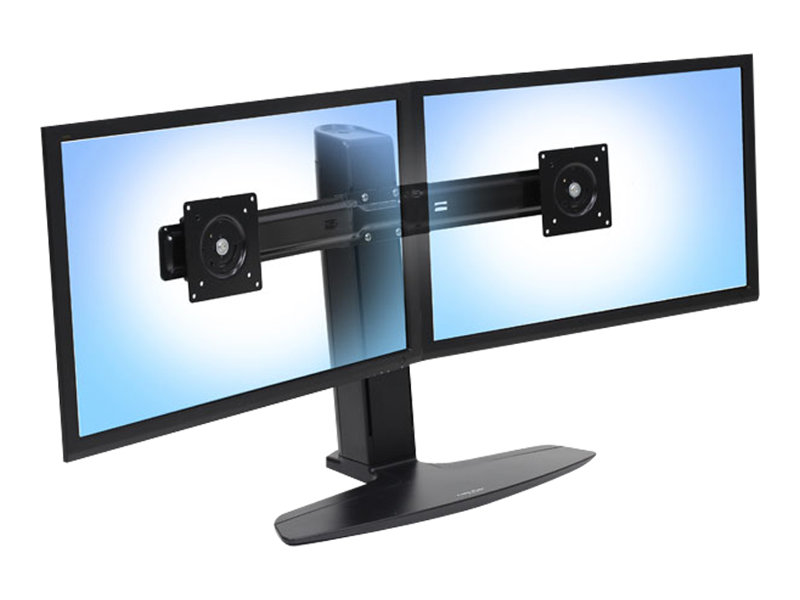 Ergotron Neo Flex Dual Monitor Lift Stand 62,2 cm (24.5") Tisch/Bank Schwarz