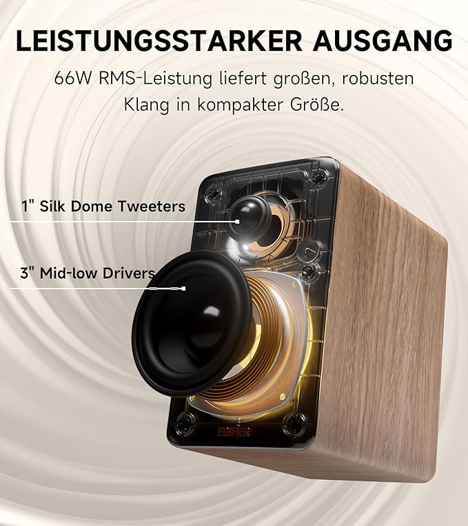 Edifier M60 2.0 Bluetooth classic oak retail Edifier M60 2.0 Bluetooth classic oak retail